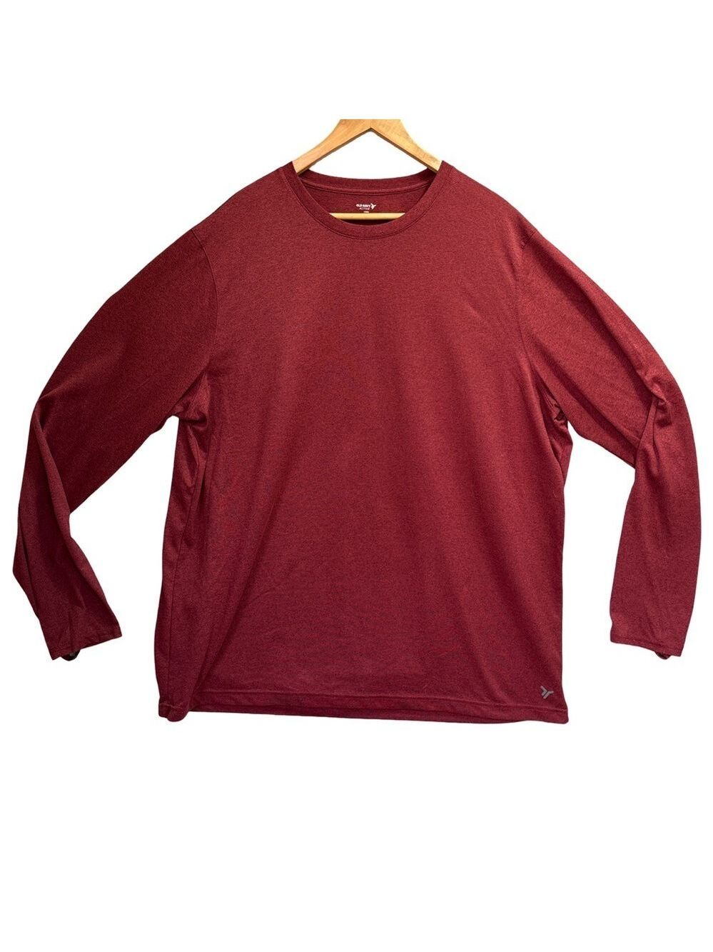 (3 for &12 item) Navy Active Core Burnt Red Long Sleeve T-Shirt XXXL Tall